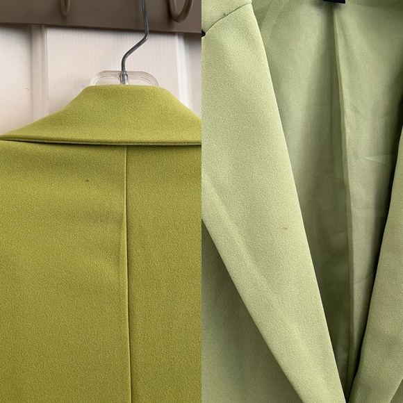F21 Green Single-breasted Blazer M - Picture 13 of 14